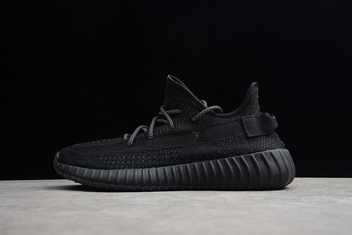 YEEZY BOOST 350 V2 STATIC REFECTIVE BLACKBLACK]-[WOMAN36-39 EF2368 Size 36-50